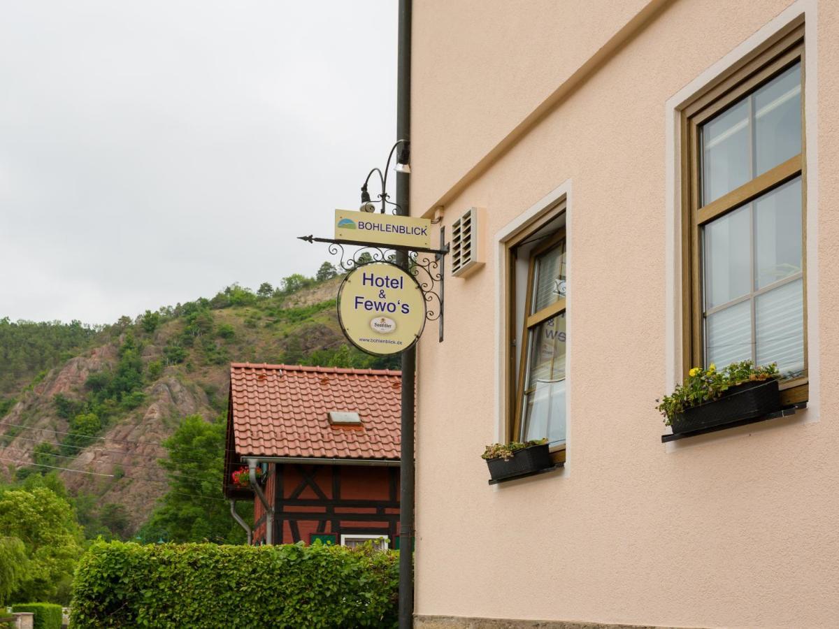 Hotel & Ferienwohnungen Bohlenblick Saalfeld Saale Esterno foto